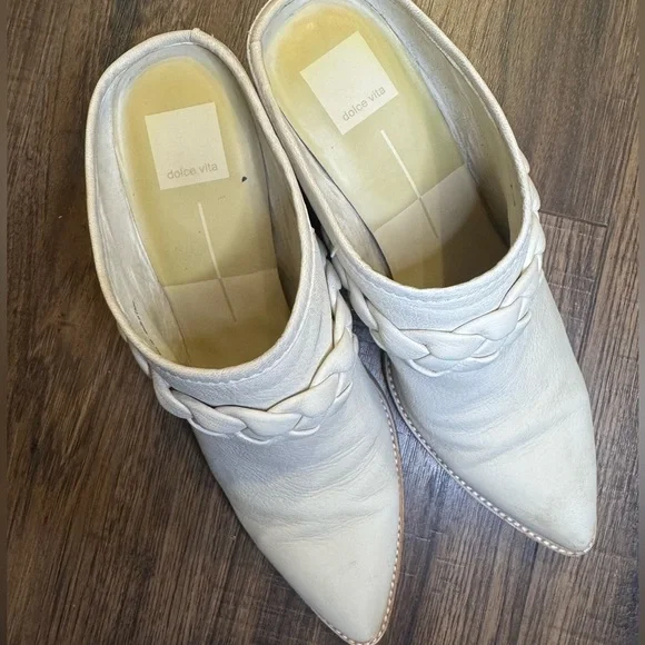 Dolce Vita Serla Mule Ivory Leather size 10 - Picture 8 of 10